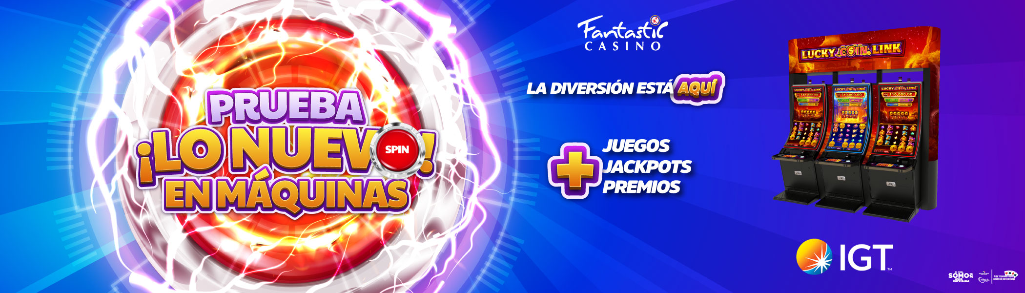 Lucky Coin Link de IGT en Fantastic Casino