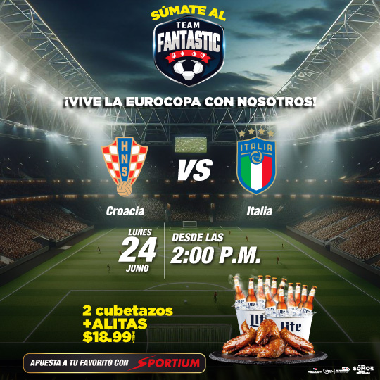 CROACIA VS ITALIA: Emoción de la Eurocopa en Fantastic Casino