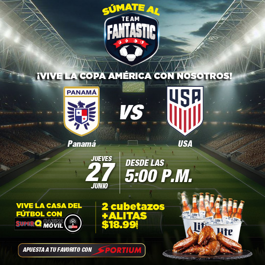 PANAMÁ VS ESTADOS UNIDOS: Emoción en Fantastic Casino